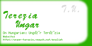 terezia ungar business card